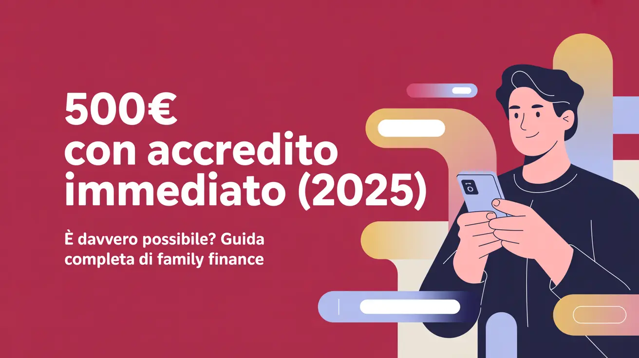 500 euro accredito immediato