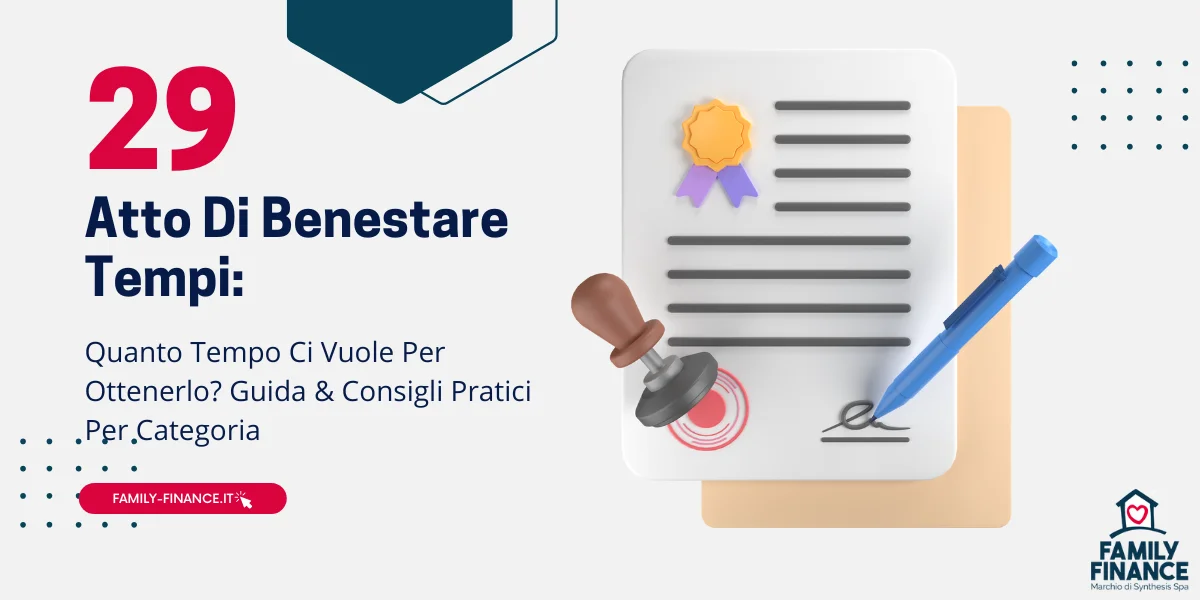 Atto Di Benestare Tempi