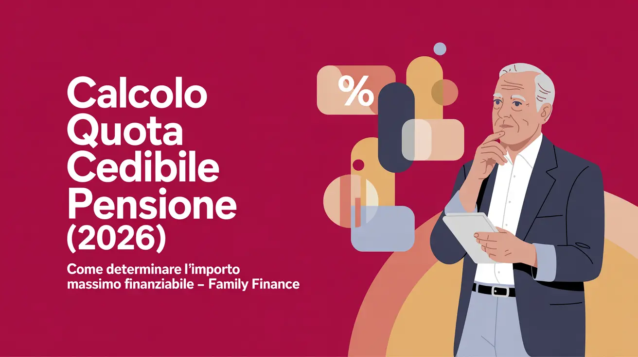 Calcolo della quota cedibile sulla pensione