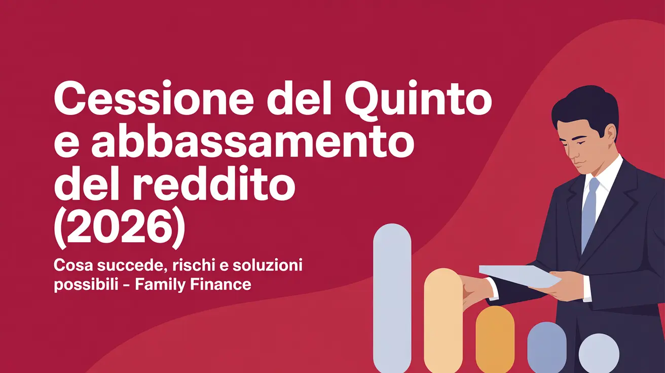 Cessione del quinto abbassa il reddito