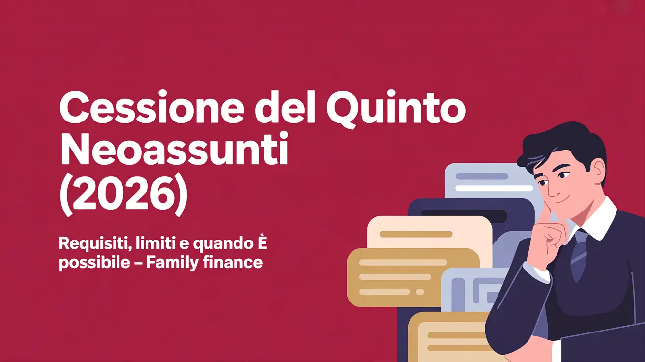Cessione del quinto per neoassunti con contratto a tempo indeterminato