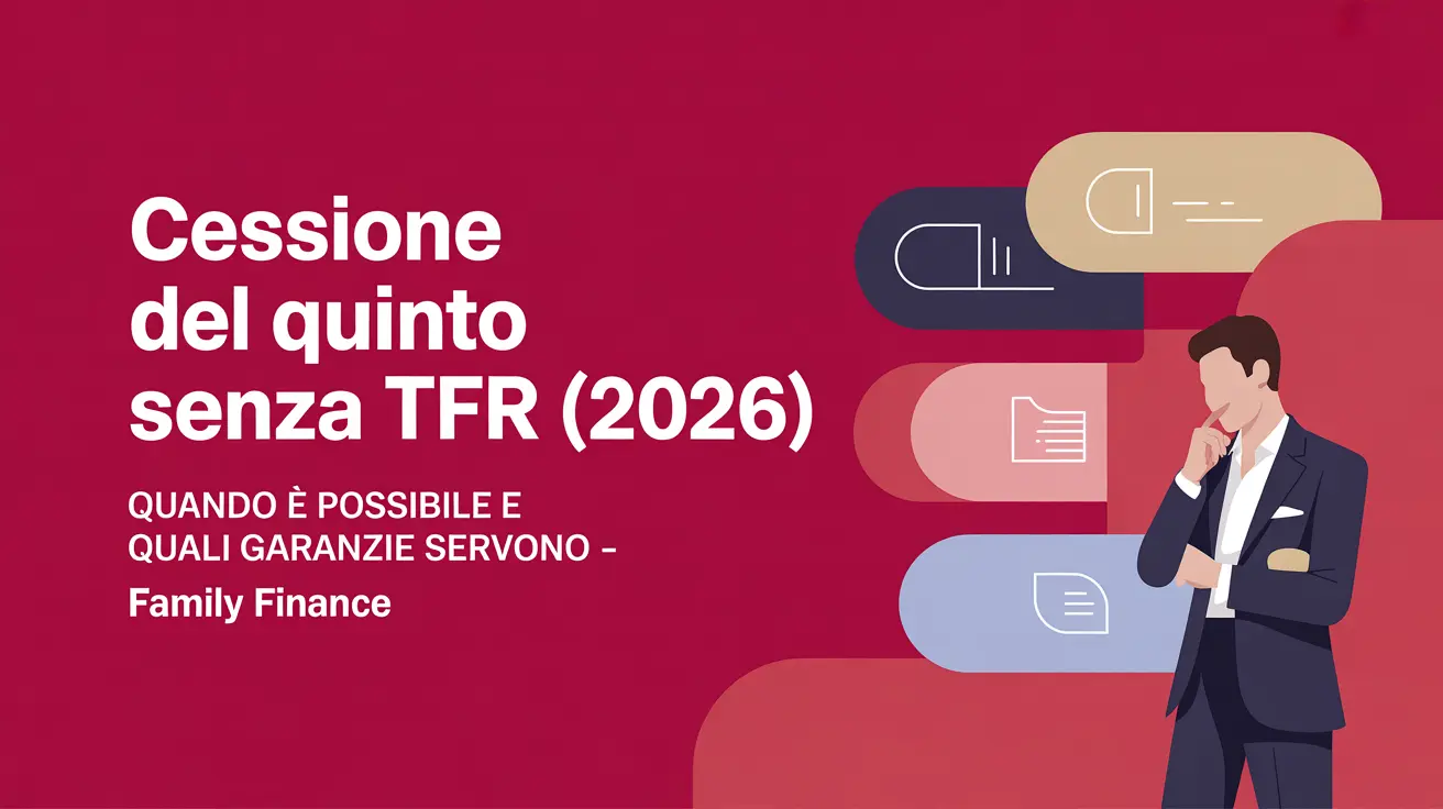 Cessione del quinto senza TFR