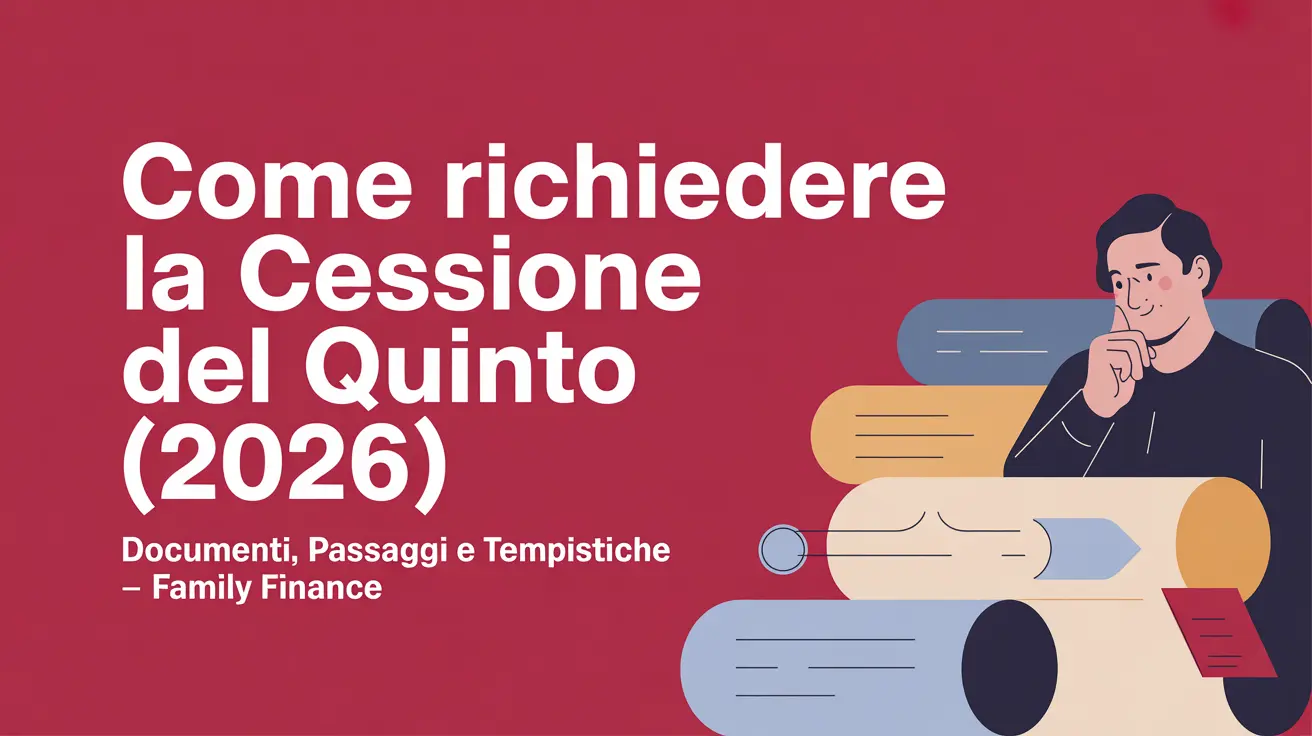Come richiedere la cessione del quinto: documenti, iter e tempi
