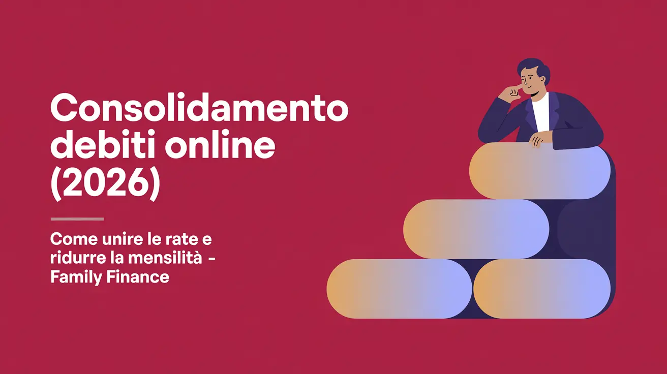 Consolidamento debiti online con rata unica
