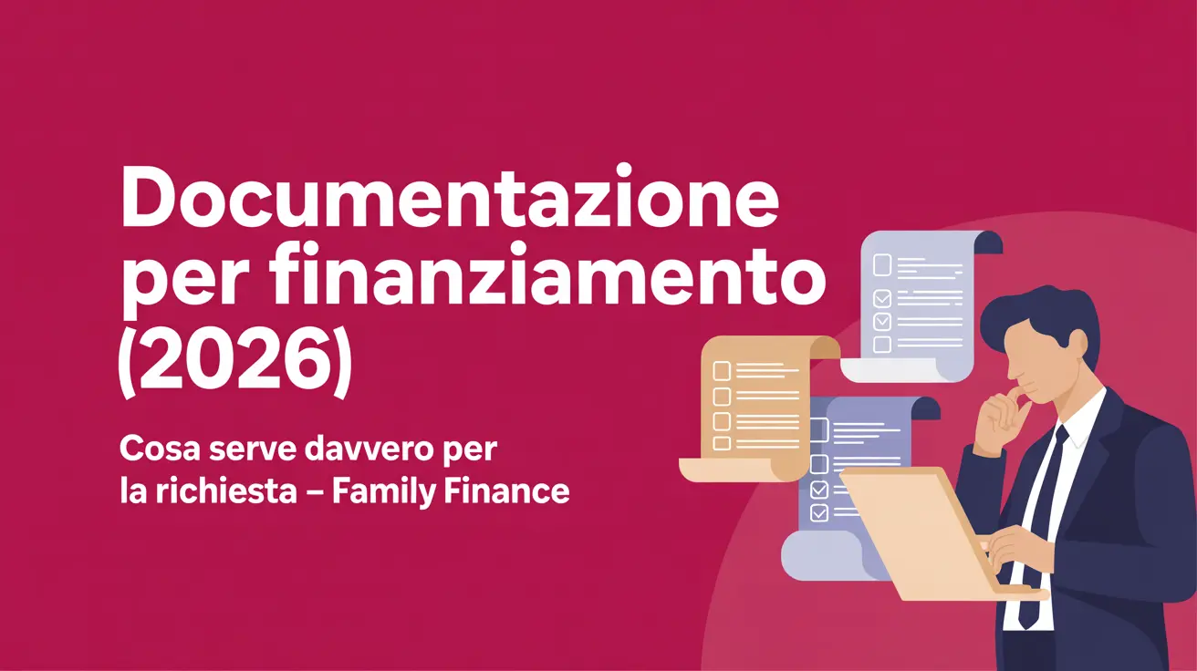 Documentazione per finanziamento