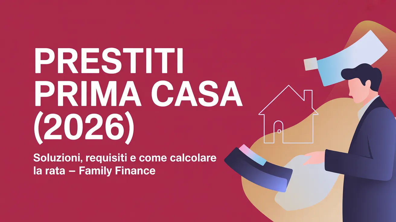 Prestiti prima casa: guida a mutuo e prestito personale