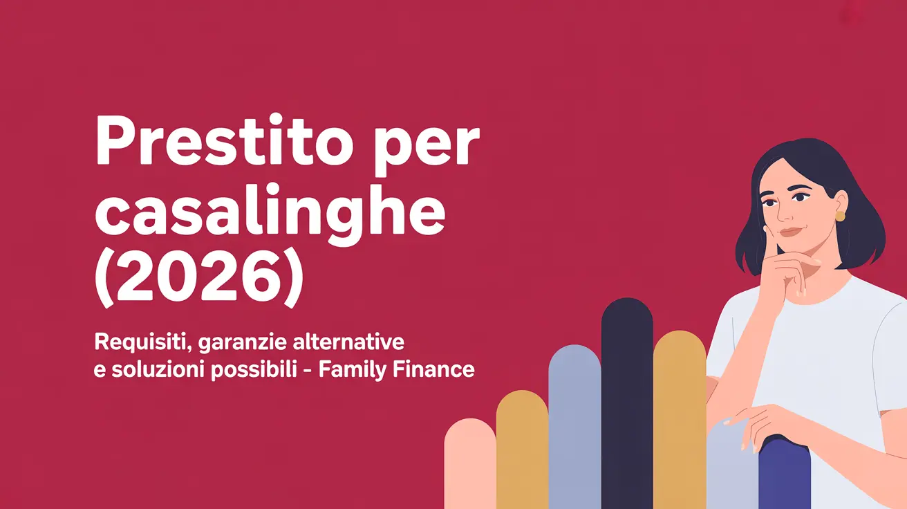 Prestito per casalinghe senza busta paga