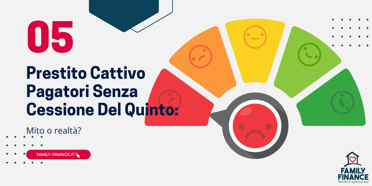 Prestito Cattivi Pagatori Senza Cessione Del Quinto: Esiste?