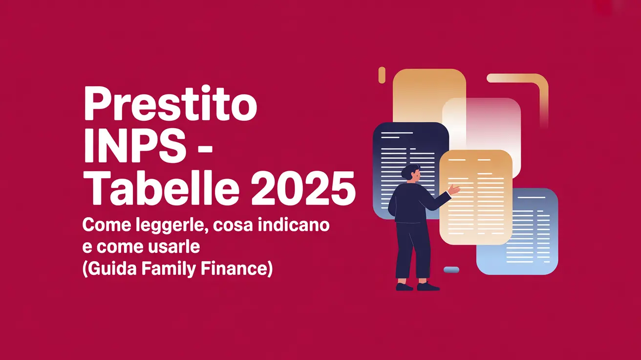 Tabelle prestito INPS 2025 spiegate
