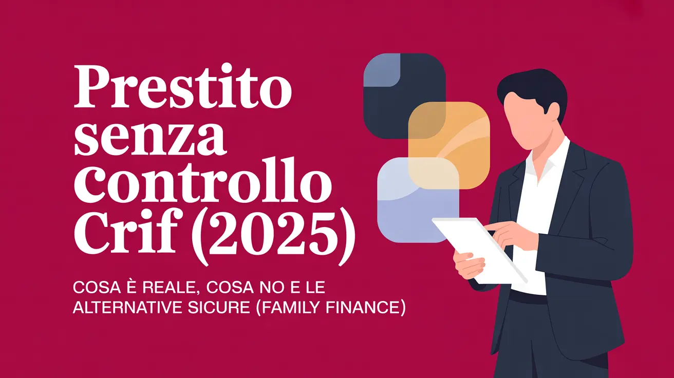 Prestito senza controllo CRIF