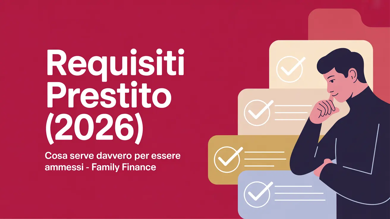 Requisiti per ottenere un prestito personale